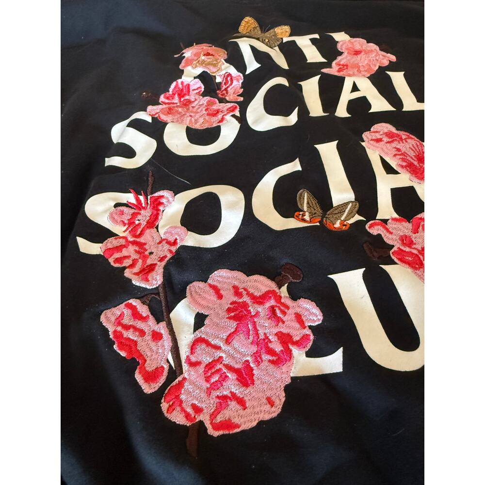 Anti Social Social Club Cherry Blossom 2024 Edition Sweatshirt - Picture 9 of 10